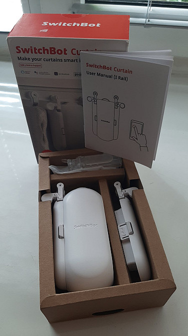 Розумний електродвигун для пересування жалюзів/штор SwitchBot (Rod) Луцьк - фото 1