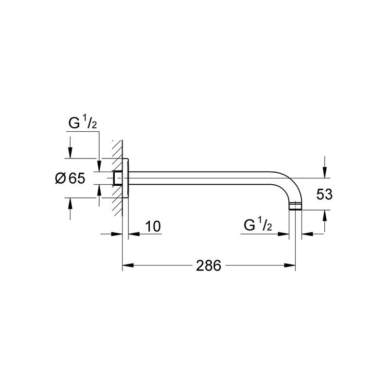 Прихована душова система Grohe Eurosmart New Tempesta 200   ( UA25183003 ) 34900 Харків - фото 9