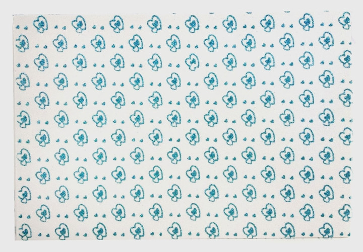 Фоаміран білий з малюнком без клею 10 аркушів Київ - фото 1