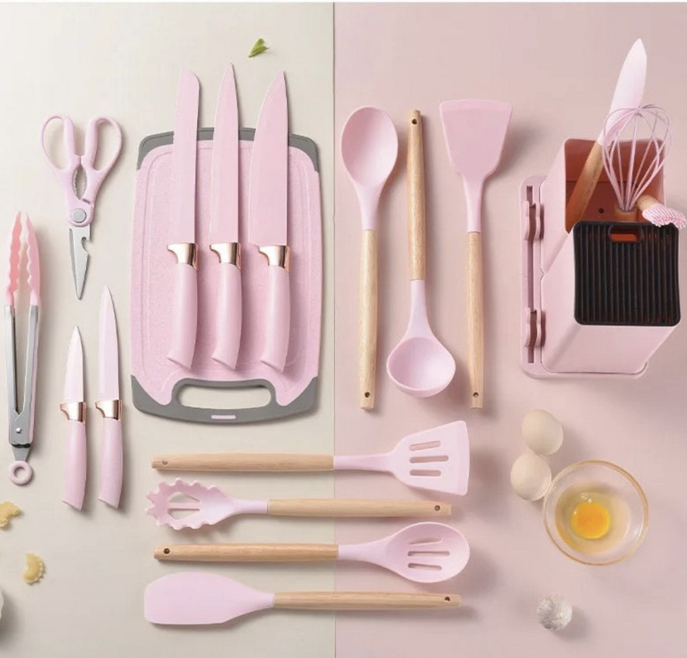 Набір ножів + кухонне приладдя Zepline ZP-107 19 предметів Одеса - фото 1