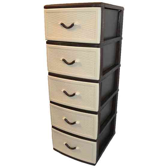 Комод пластиковий Style (Стиль) 5 ящиків 48х38х109 Одеса