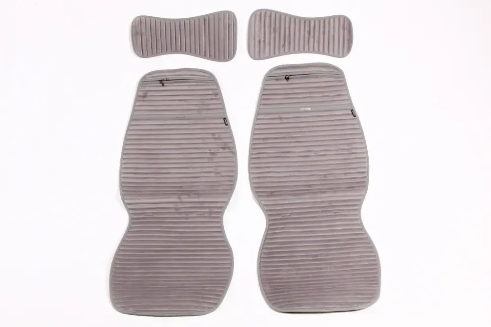 Накидка на сідницю Elegant Napoli передня сірий (2 шт. з підголовками) Вінниця - фото 1