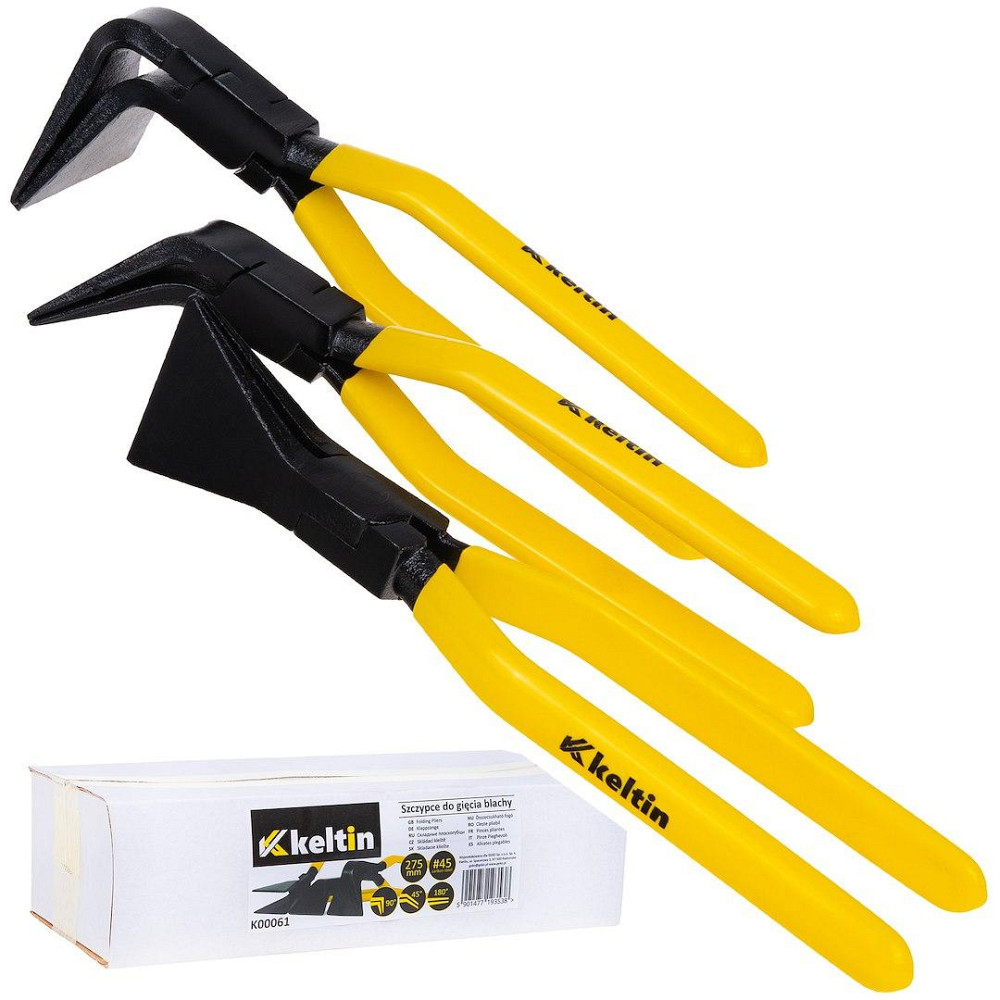 Кліщі бляхара покрівельника "Keltin", сталь вуглецева, комплект 3 шт. Киев - изображение 1