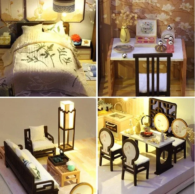 3D Румбокс DIY House Вілла Ясинджу в стилі лофт + Пилозахисний купол (M033-B) Київ - фото 4