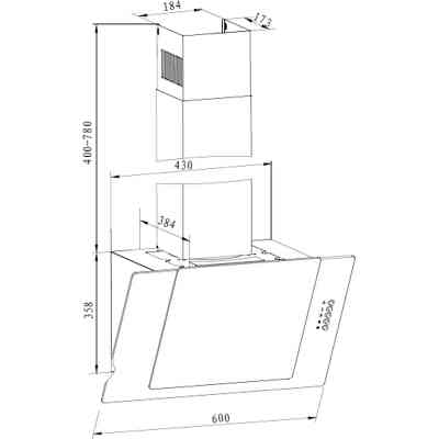 Витяжка кухонна Liberty Emily 60 B Вінниця