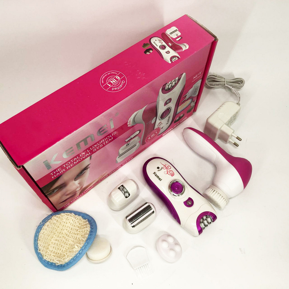 Бездротовий епілятор для зони бікіні Kemei KM-3066, Тример для депіляції Депілятор ніг і бікіні PK-83 Львів - фото 10