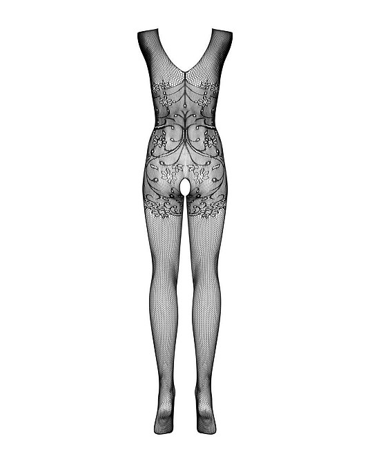 (SALE) Бодистокинг Obsessive Bodystocking F234 S/M/L, абстрактный рисунок, глубокое декольте Sex Aura Киев - изображение 7