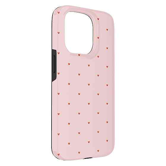 Чохол накладка бампер для iPhone 15 Pro Pink Aesthetic Pattern Cases рожевий двокомпонентний полікарбонат TPU ударозахисний Київ