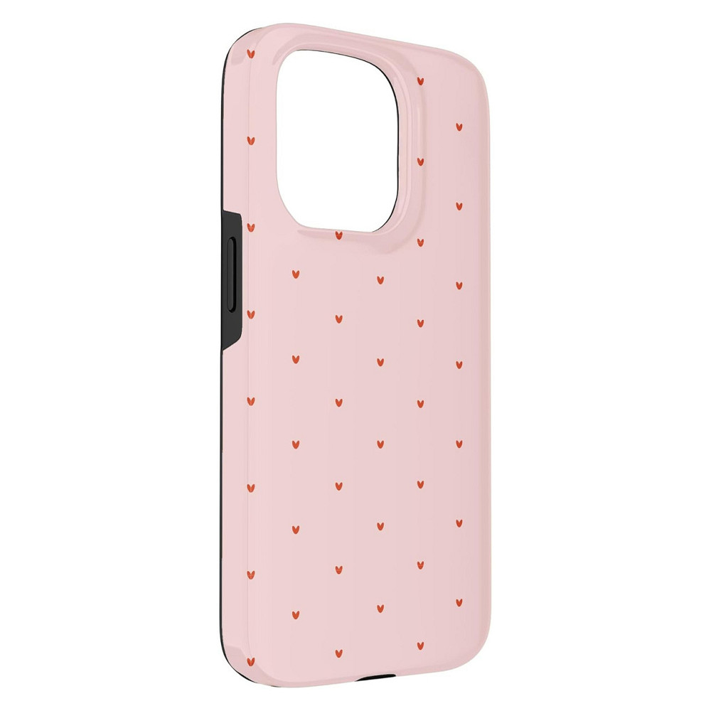 Чохол накладка бампер для iPhone 15 Pro Pink Aesthetic Pattern Cases рожевий двокомпонентний полікарбонат TPU ударозахисний Київ - фото 3