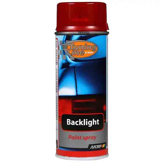 Лак для тонирования задних фонарей Motip Blacklight красный аэрозоль 400мл Львов