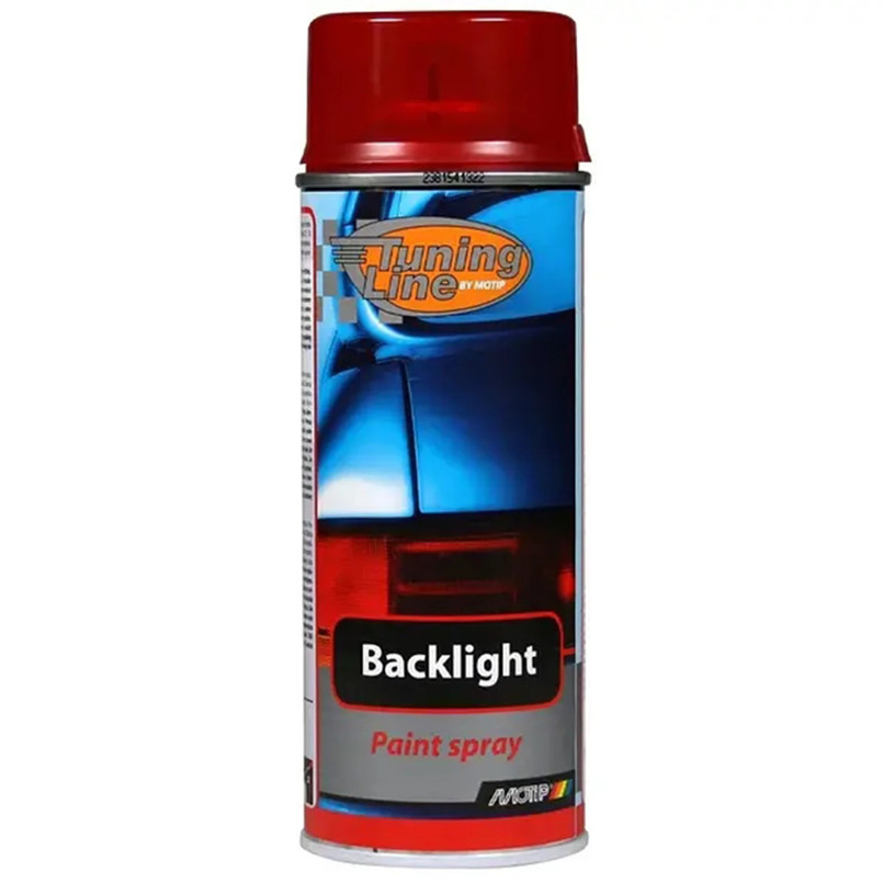 Лак для тонирования задних фонарей Motip Blacklight красный аэрозоль 400мл Львов - изображение 1
