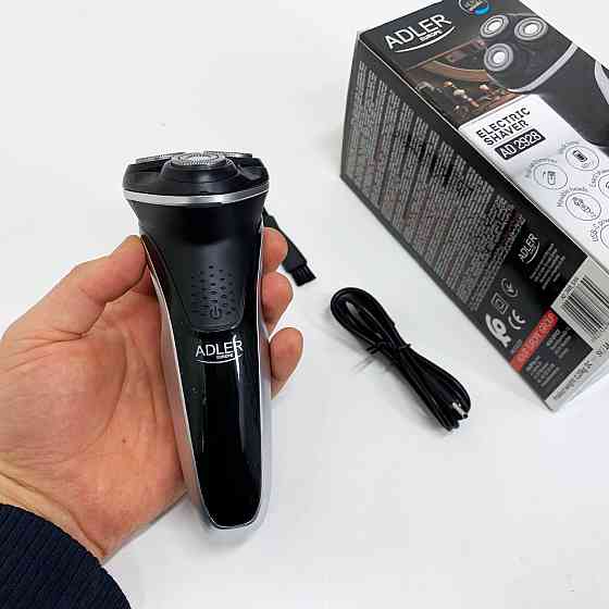 Бритвы электрические ADLER, Мужская бритва на батарейках, Электрическая мужская бритва для бороды MB-26 Львов