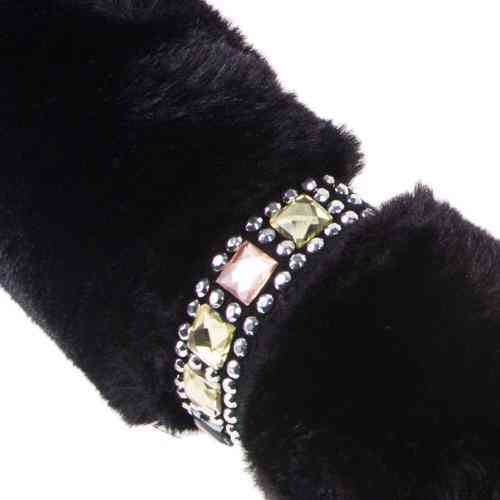 Чохол на кермо VLOD-F93 BK/BK M чорний з боковинами та мехом Харків