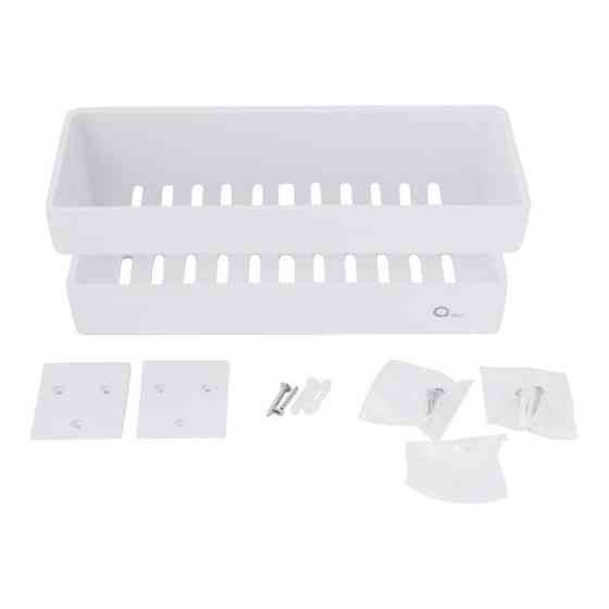 Полиця для ванної кімнати Qtap PL02 біла Київ