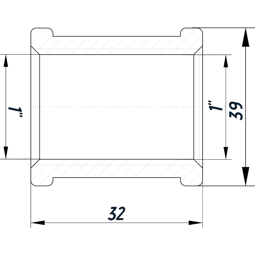 Муфта 1″ВВ нержавіюча SM551S OPTIMUM Тернополь - изображение 3