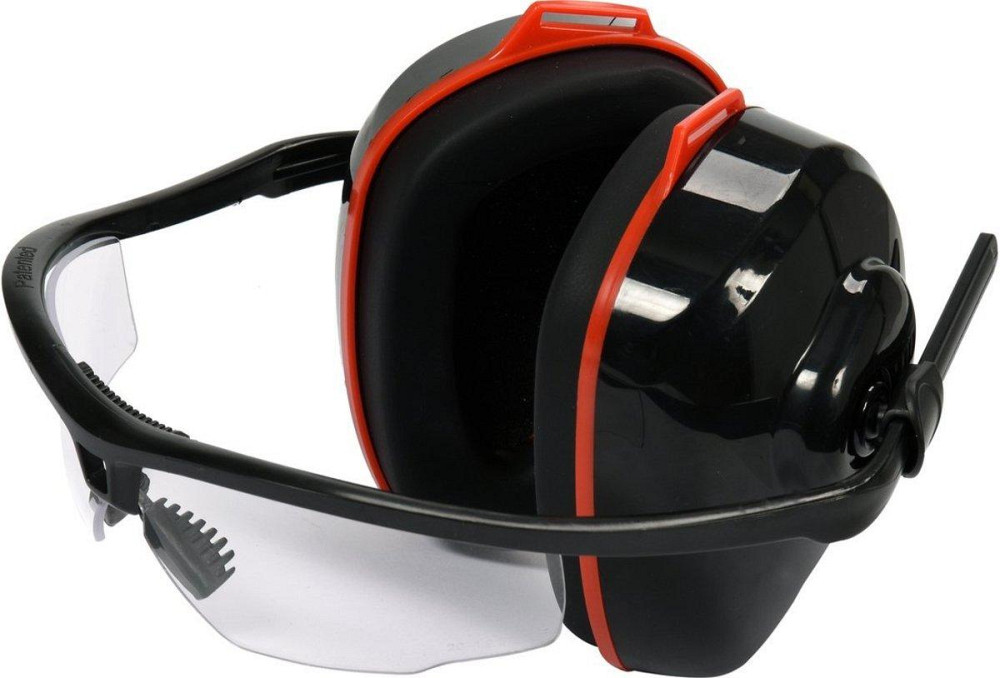 Навушники протишумні комбіновані з захисними окулярами YATO(DW) Одеса - фото 1