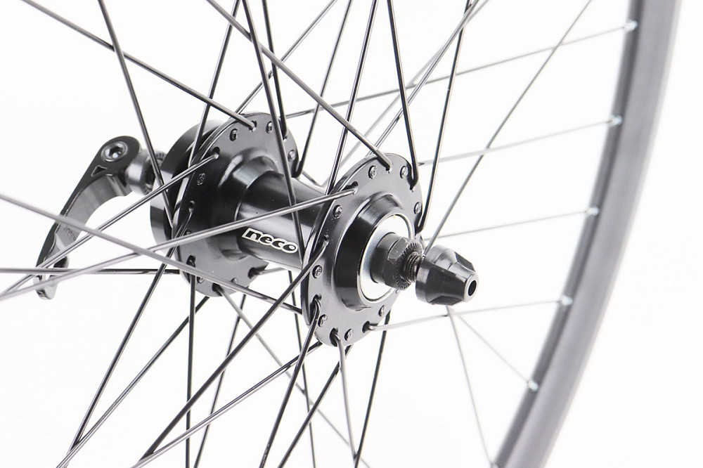 Колесо 27,5" переднє Disk-brake, обід "крапля" та втулка 14Gx36H алюмінієві NECO MS31F, кріпл. ексцентрик, "GRAVITY" Киев - изображение 3