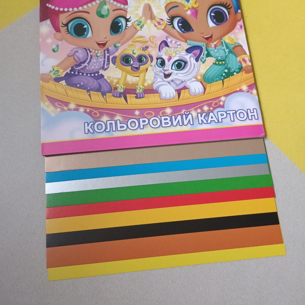 Набор цветных картонных шайн Киев - изображение 3