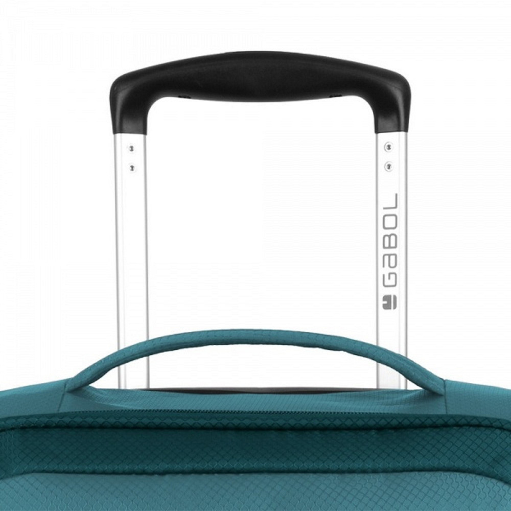 Чемодан тканевый GABOL Cloud средний бирюзовый 4 колеса Киев - изображение 8