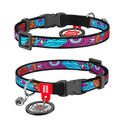 Нашийник для тварин WAUDOG Літо з QR паспортом XS 20-30 см (5267) Вінниця - фото 7