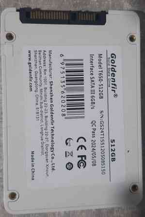 Ssd sata III 512gb Харків