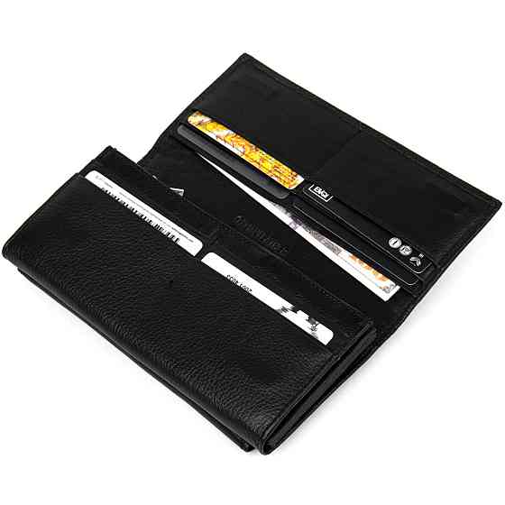 Добротный женский кошелек ST Leather 19375 Черный Киев