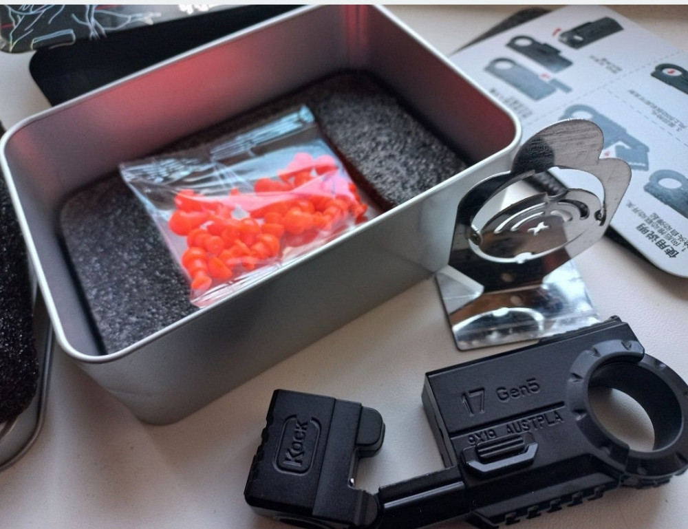 Металевий стріляльний дитячий кільцевий пістолет-антистрес. Харків - фото 3