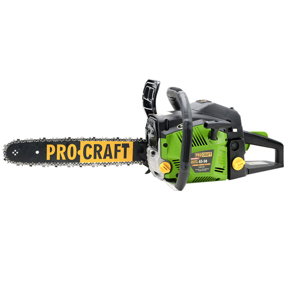 Профессиональная бензиновая цепная пила Procraft GS50,Бензопила цепная 49.3 куб.см шина 40 см Львов - изображение 10