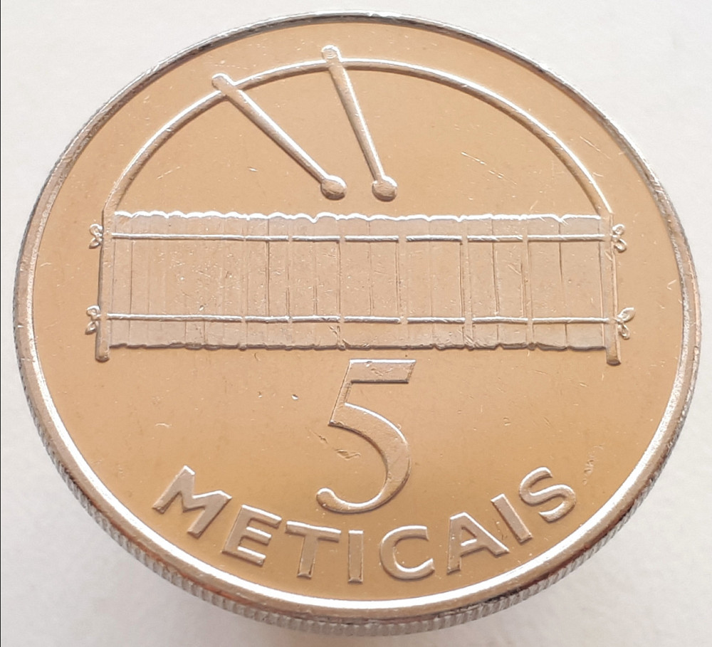 Mozambique Мозамбик 5 Meticais 2012 UNC Полтава - изображение 1