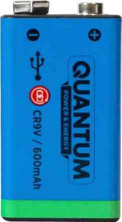 Акумулятор Quantum USB Крона Li-ion CR9V 600 mAh Рівне