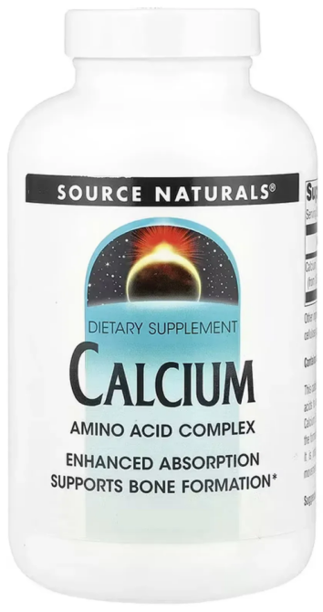 Кальцій хелат Source Naturals Calcium 100 таб Київ - фото 1