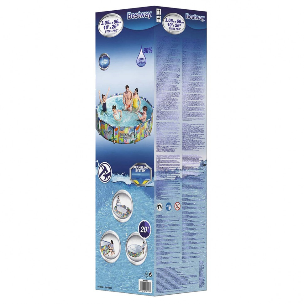 BW Бассейн каркасный 56985 круглый, 305-66см Винница - изображение 3