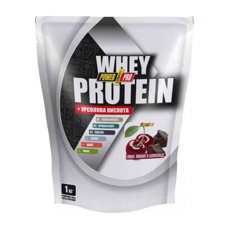 Whey Protein +урсоловая кислота (1 kg, шоколад) Луцьк - фото 1
