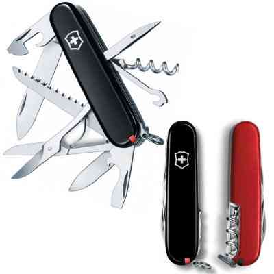 Нож Victorinox Huntsman Ukraine 91 мм Чорно-червоний (1.3713.3.1) Винница