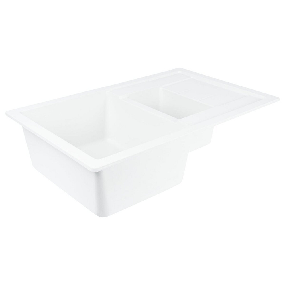 Гранітна мийка для кухні VALESO TOSKANA 7850W матова Білосніжна Коломыя - изображение 5