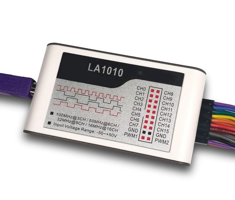USB логический анализатор Kingst LA1010 100 МГц 16-канальный Type-C для Arduino и отладки схем Киев - изображение 2