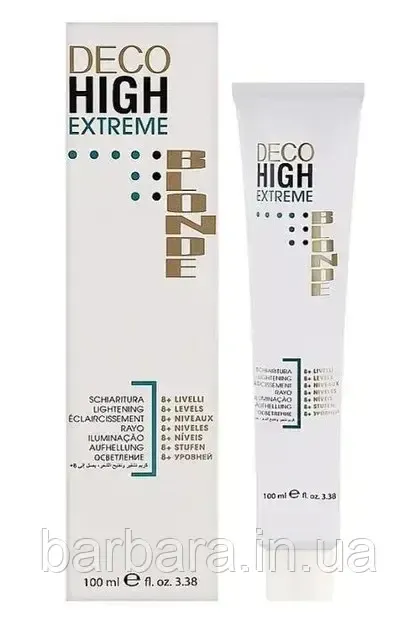 Освітлювальний крем  без аміаку КLERAL SYSTEM  BLONDE DECO 8+ рівень 100 мл без аміаку Киев - изображение 1