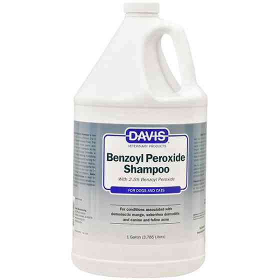 Davis Benzoyl Peroxide Shampoo ДЕВІС 2,5% БЕНЗОЇЛ ПЕРОКСИД дерматокосметичний шампунь для собак і котів з демодекозом і дерматитами Київ