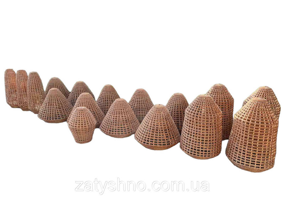 Комплект люстер в кафе 17 шт | абажур напольный  | плетеная люстра из лозы Киев - изображение 1