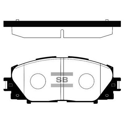 Гальмівні колодки HI-Q SP1377 Вінниця - фото 1