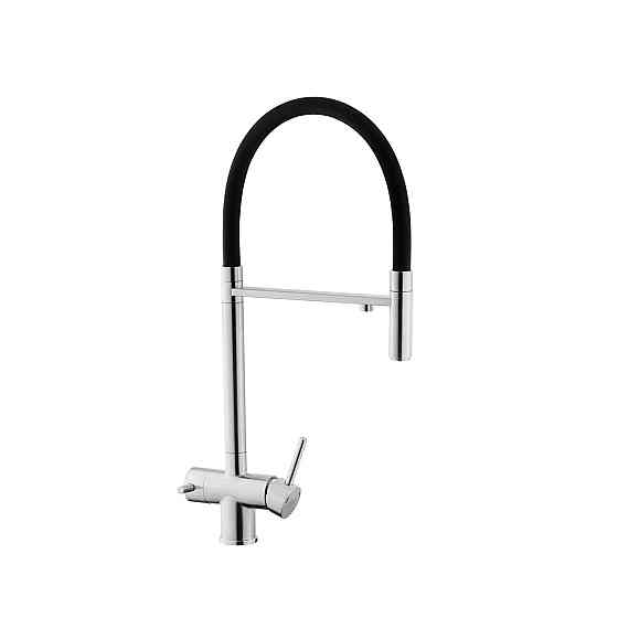 Змішувач для кухні з підключенням до фільтра Kroner KRP Edelstahl Klassisch - ESG03815BLK Київ