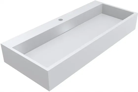 Раковина  wbudowana prostokątna 100 x 42cm Miraggio Киев