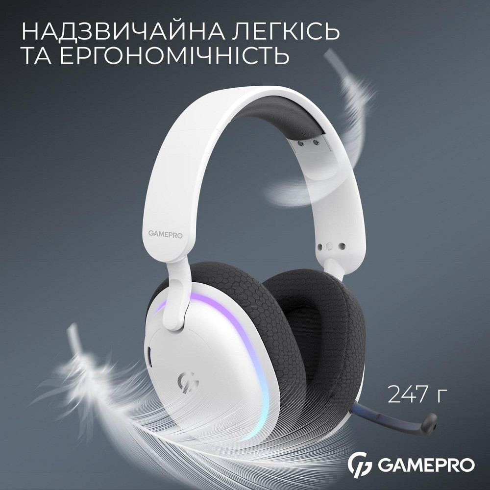 Гарнітура GamePro Asgard Bragi White (HSW250W) ( Білий ) Харків - фото 19