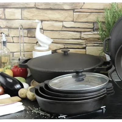 Сковорода Brizoll Monolith чавунна 300х60 мм (M3060U) Винница - изображение 8