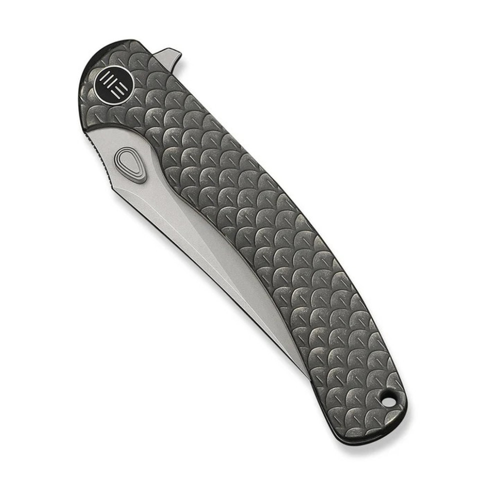 Ніж складаний туристичний Weknife Dracarys, (9.1 см) Böhler M390 / титан 6AL4V сірий Київ - фото 6