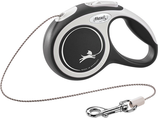 Повідець-рулетка Flexi New Comfort XS трос 3м до 8 кг (Чорний) Вінниця - фото 1