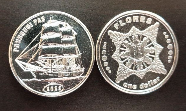 Флорес 1 доллар 2023 вітрильник POURQUOI PAS Полтава - изображение 1