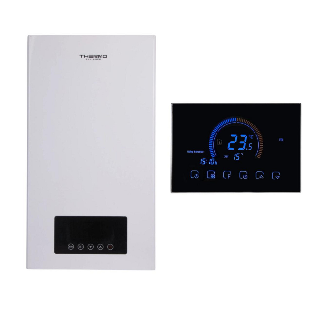 Комплексное решение Thermo Alliance для котельной: электрический котел 12 кВт + проводной термостат Wi-Fi Киев - изображение 1