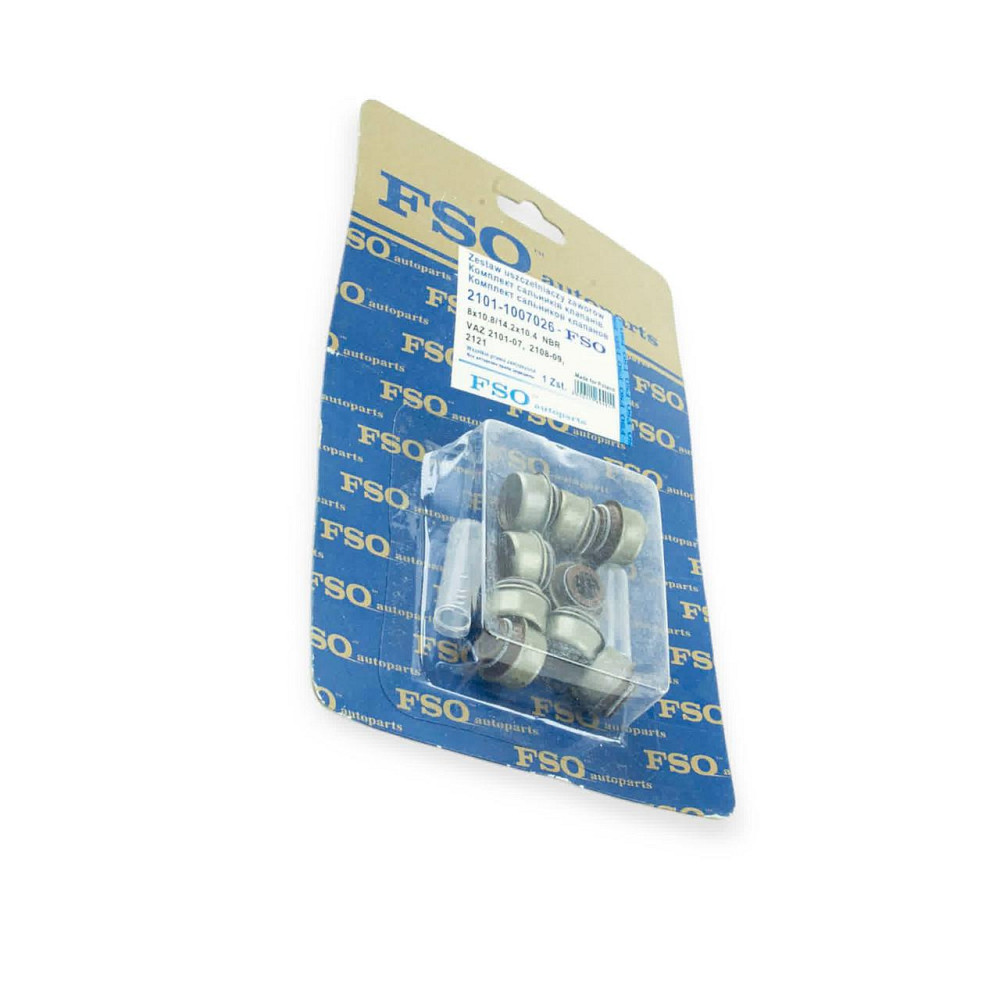 Сальник 2101-2115 (8 кл) 2121-21214, 2123, 1102, Сенс, 3302, 31519 (406) (к-кт 8 шт) (BROWN) клапанов Мукачево - изображение 1