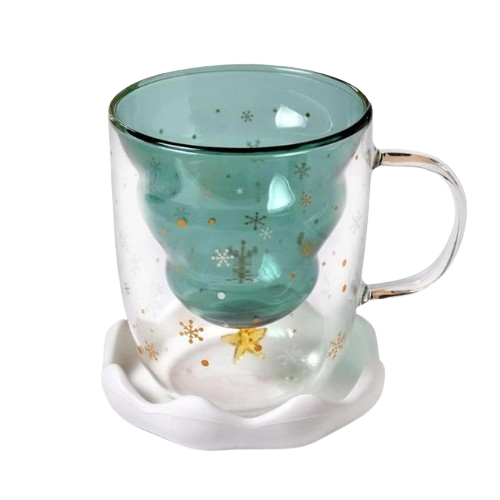 Чашка Новий рік 320мл скло KAMILLE Житомир - фото 2